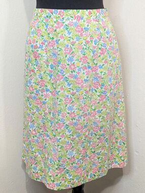 VTG Gordon of Philadelphia Prairiecore Cottagecore Floral Romantic Skirt 10